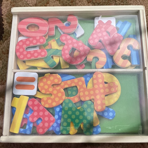 Melissa & Doug Wooden Magnets: Letters & Numbers! - Picture 2 of 2